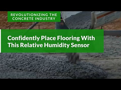 Confidently Place Flooring With This Relative Humidity Sensor