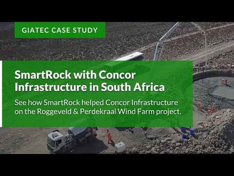 SmartRock™ with Concor Infrastructure in South Africa