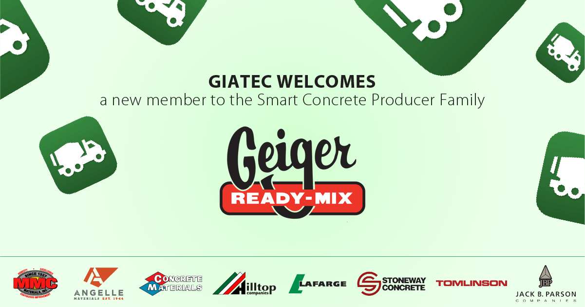 Geiger Ready Mix joins Giatec as a Smart Concrete Partner