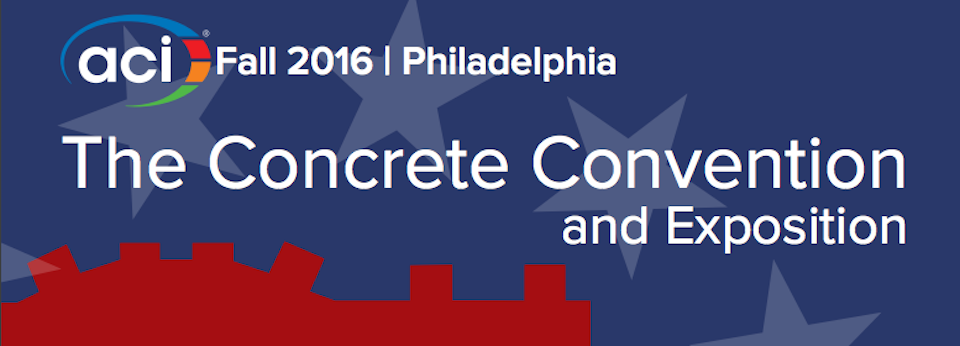 ACI's Concrete Convention and Exposition, Fall 2016 Logo