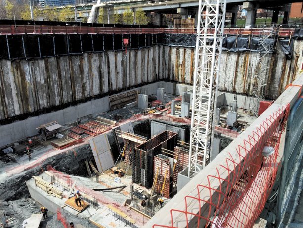Stud rails release pressure