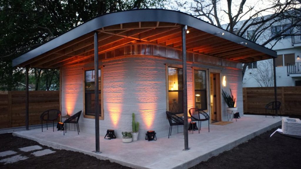 3D-Printed Home with Unique Architecture