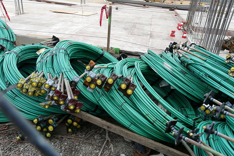 Post-tensioning Cables.