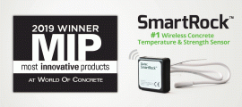 SmartRock: 2019 Winner of the Most Innovative Products Awards at World of Concrete