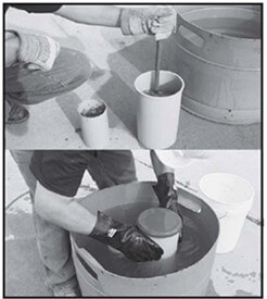 Making Concrete Cylinders 1930s