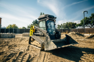 construction vehicle on site