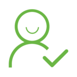Light green customer icon