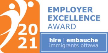 Hire Immigrants Ottawa, 2021 Employer Excellence Award Winner