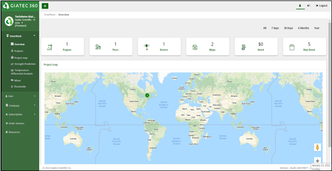 Giatec 360 Map