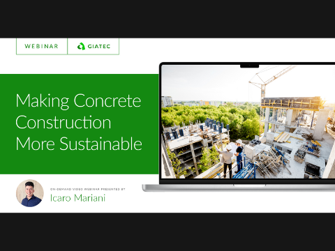 Making Concrete Construction More Sustainable