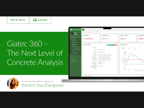 Giatec 360 – The Next Level of Concrete Analysis