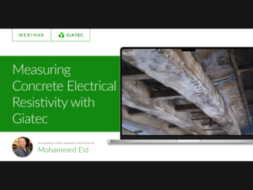 Measuring Concrete Resistivity with Giatec Webinar