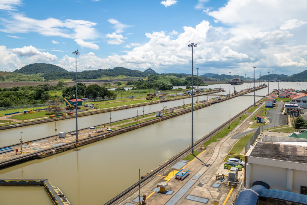 Panama Canal in Panama City, Panama.
