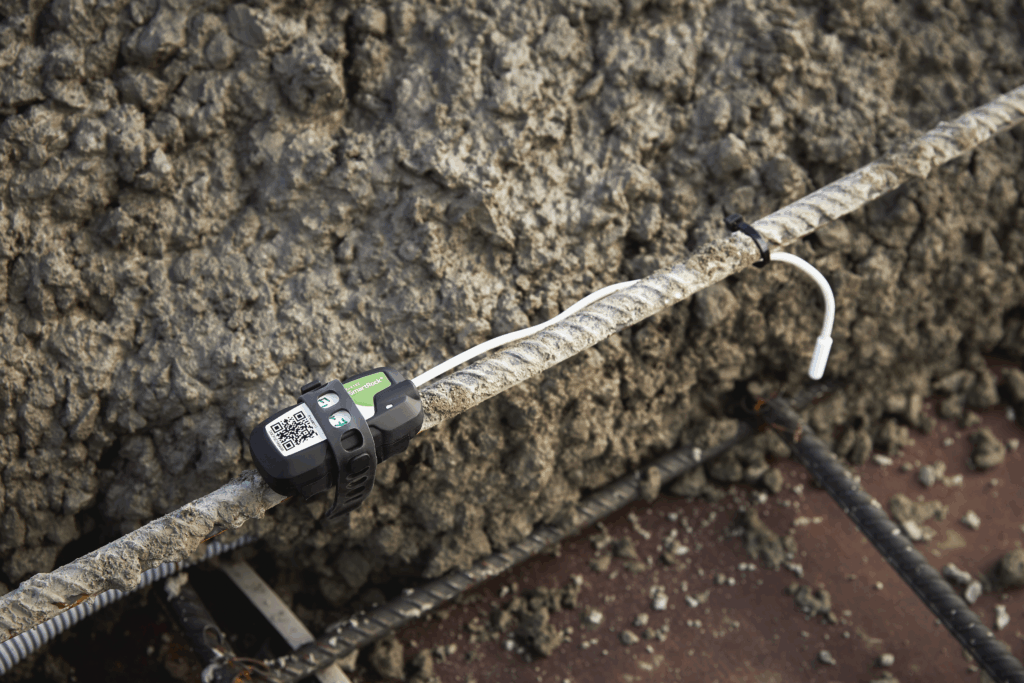 Giatec - SmartRock 3 - Concrete Pour