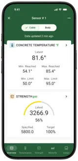 SmartRock mobile app screen
